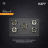 Kaff  Hobs  - BLH-F 865 -5 Full Brass High Efficiency Burners with Flame Failure Device