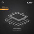 Kaff  Hobs - MSM 104 -4 Full Brass High Efficiency Burners with Flame Failure Device