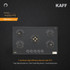 Kaff  Hobs -  MSM 865 - 5 Full Brass High Efficiency Burners with Flame Failure Device