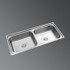 Kaff Sink - KSD 115 DB - Stainless steel - Double bowl