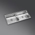 Kaff Sink -  KSD 116 DB - Stainless steel - Double bowl