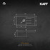 Kaff Sink - KSG22SB BLK - Quartz (granite)bowl black sink
