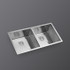 Kaff Sink -  KS 870 DB (R10) - Stainless steel - double bowl