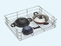 Essential Series - SS  Pullout Kitchen Basket with Channel - Budget Range