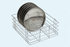 Essential Series - SS  Thali Plate Kitchen Basket with Channel -  Budget Range