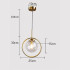 Elegant Series - Ring Hanging Light