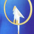 Elegant Series - Single Bird Hanging Light-Round Brass Metal finish