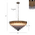 Elegance Series - Crystal Rod Chandelier