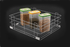 Essential Series  - SS Plain Kitchen Basket with Channel  -  Standard  Range