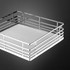 Elegance Series  - SS Plain Kitchen Basket with Channel  -  Premium  Range