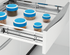 Elegance Series  - SS Plain Kitchen Basket with Channel  -  Premium  Range