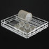 Elegance Series - SS  Cup n Saucer Kitchen Basket with Channel - Standard Range