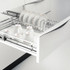 Elegance Series - SS  Cup n Saucer Kitchen Basket with Channel - Premium Range