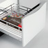 Elegance Series - SS  Grain Trolley for Kitchen with Channel - Premium Range
