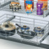 Essential Series - SS  Pullout Kitchen Basket with Channel - Premium Range