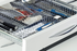Essential Series - SS  Cutlery Kitchen Basket with Channel - Premium Range