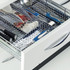 Essential Series - SS  Cutlery Kitchen Basket with Channel - Premium Range