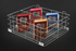 Essential Series - SS  Partition Kitchen Basket with Channel - Standard Range
