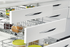 Essential Series - SS  Partition Kitchen Basket with Channel - Premium Range