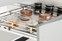 Elegance Series - SS  Partition Kitchen Basket with Channel - Premium Range