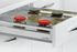 Elegance Series - SS  Partition Kitchen Basket with Channel - Ultra Premium Range