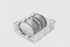 Essential Series - SS  Thali Plate Kitchen Basket with Channel -  Economy Range