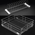 Essential Series - SS  Thali Plate Kitchen Basket with Channel - Premium Range