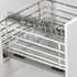 Elegance Series - SS  Thali Plate Kitchen Basket with Channel - Standard Range
