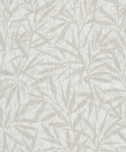 European Wall Paper - Floral & Leaf Pattern - Grey - HSMARCE 3401