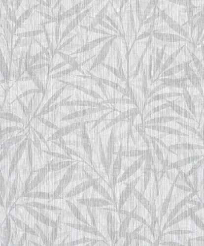 European Wall Paper - Floral & Leaf Pattern - Grey - HSMARCE 3402
