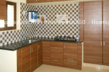 Nexa - L Shaped Modular Kitchen Design in Brown with Membrane Laminate  Veneer Finish Options - HSV-LSK-2303