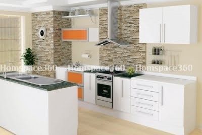 Nexa - Parallel Modular Kitchen Design in White with Membrane Laminate  Acrylic Lacquered Glass Finish Options - HSV-PLK-2204
