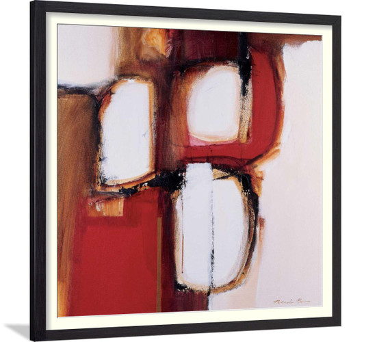 Abstract Square Wall Art Paint - African Kraal - HSAV-12037