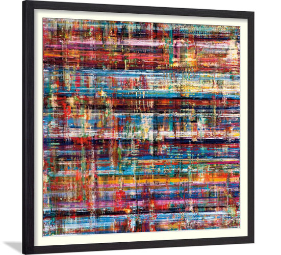 Abstract Square Wall Art Paint - Windthread I - HSAV-36708
