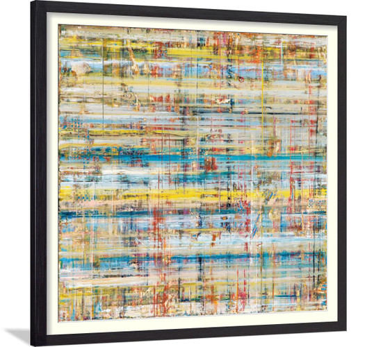 Abstract Square Wall Art Paint - Windthread II - HSAV-36709