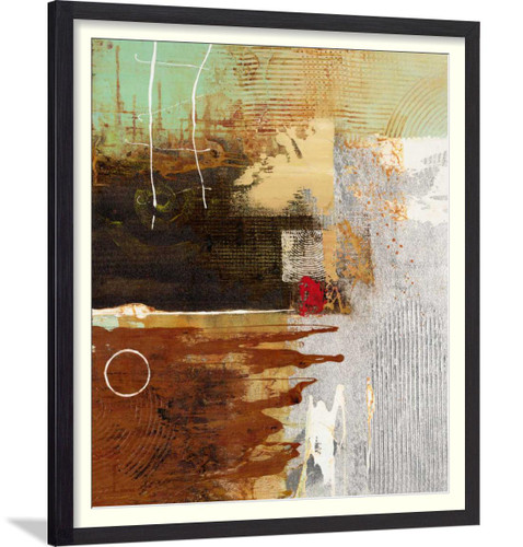 Abstract Square Wall Art Paint - Silver Vision 1 - HSAV-59359