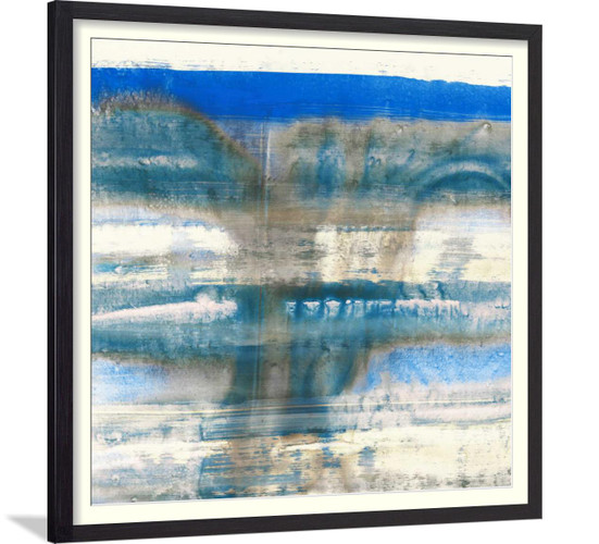 Abstract Square Wall Art Paint - Blue Swim I - HSAV-80073