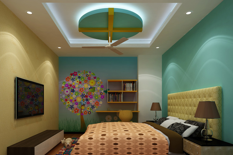 Zeta Chakra Designer False Ceiling for Living Room & Bed Room
