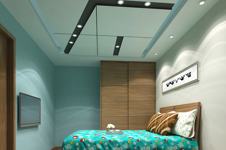 Athena L Cross Designer False Ceiling for Living Room & Bed Room