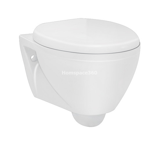 Hindware Lara 20069 P-Trap Wall Mounted Closet