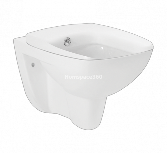 Hindware Enigma with Integrated Jet Flush 92501 P-Trap Wall Mounted Closet