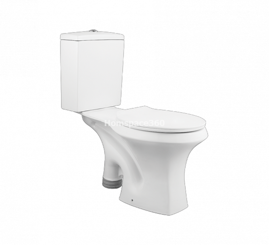 Hindware Ariel 20095 S-Trap Floor Mounted Starwhite Coupled Closet