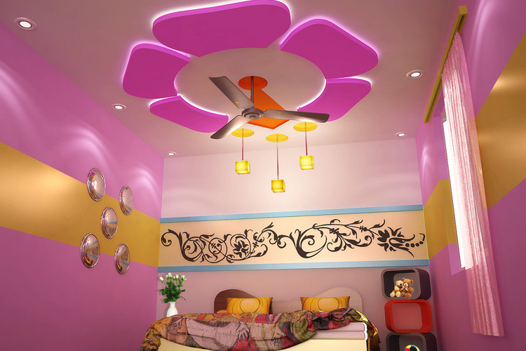 Zeta Kids Pink Tie Ceiling