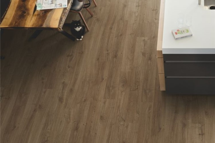 Newcastle Oak Brown Eligna Laminated Wooden Flooring