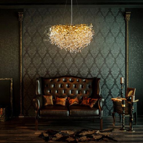 Online India Home Interior Luxury Decorative Fancy Light - Signature Chandelier Light -The BARONIAL BEAUTY