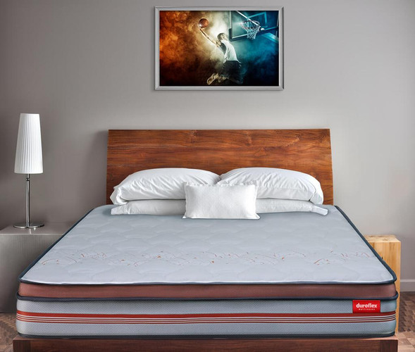 Duroflex Velocity Plus Pocket Spring Euro Top Mattress 8 Inch Single Double Queen King Size