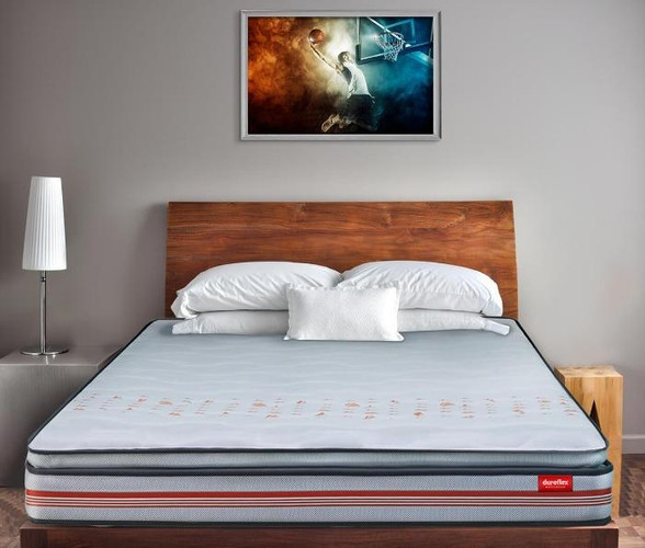 Duroflex Endure Spring Mattress With Pillow Top 8 inch Single Double Queen King Size