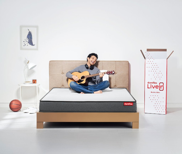 Duroflex LiveIn Memory Foam Mattress 6 inch Single Double Queen King Size
