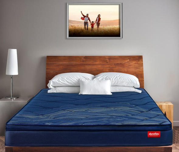 Duroflex Rise Up Spring Mattress With Pillow Top 7 inch Single Double Queen King Size