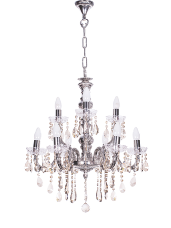 Online India Home Interior Luxury Decorative Fancy Light - Emerald Chandelier Light - SZ Silver 9 Light Brass Crystal Chandelier
